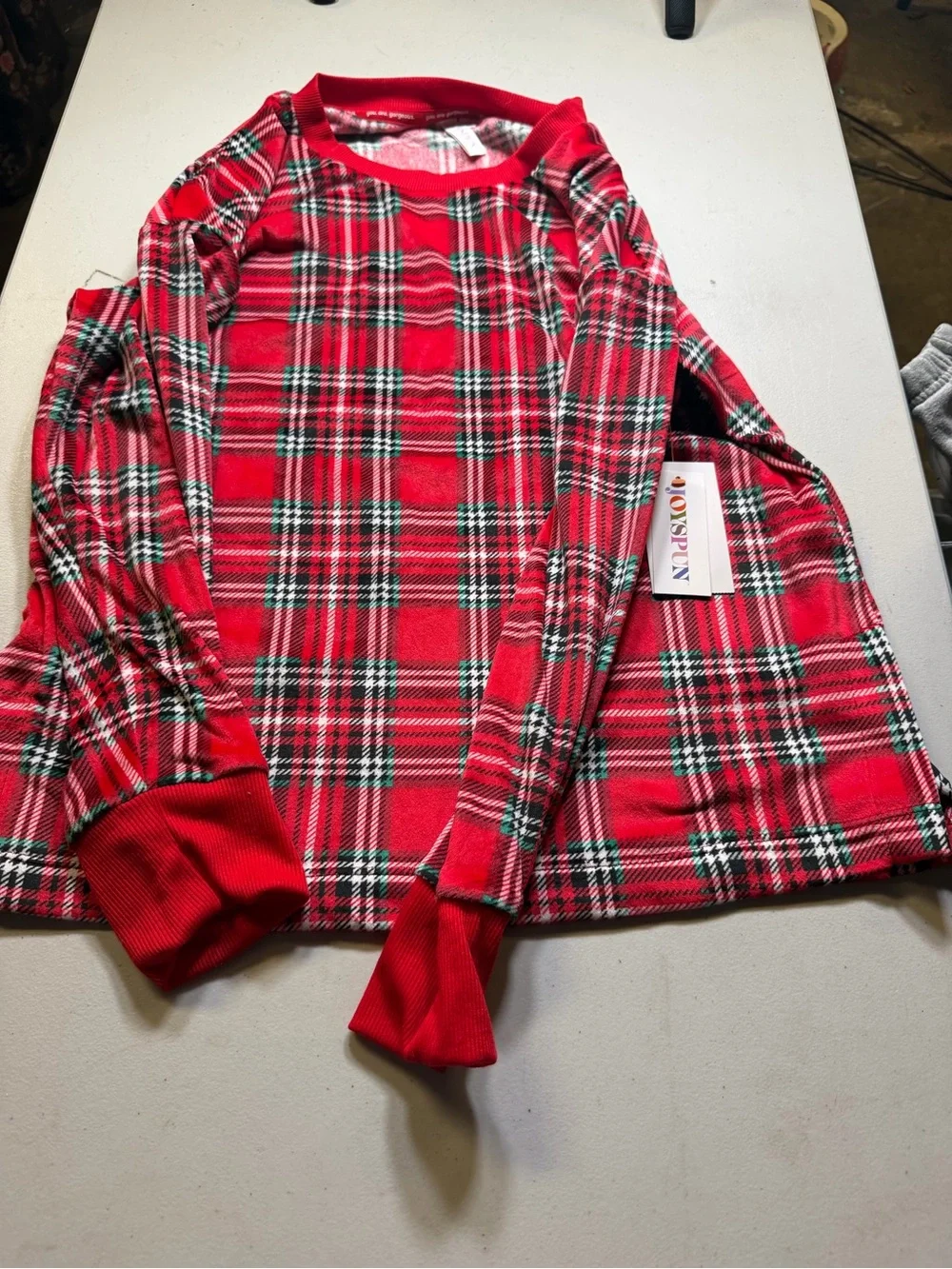 Kids Red Plaid Pajama Set - Cozy Holiday Sleepwear